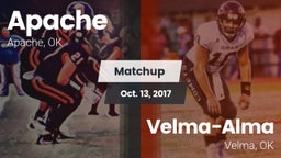 Matchup: Apache  vs. Velma-Alma  2017