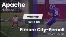 Matchup: Apache  vs. Elmore City-Pernell  2017