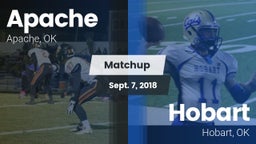 Matchup: Apache  vs. Hobart  2018