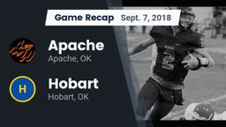 Recap: Apache  vs. Hobart  2018