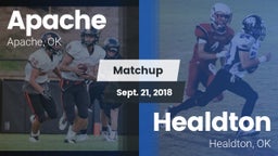 Matchup: Apache  vs. Healdton  2018