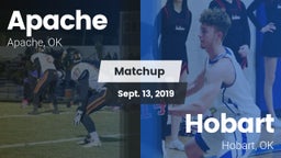 Matchup: Apache  vs. Hobart  2019