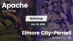 Matchup: Apache  vs. Elmore City-Pernell  2019