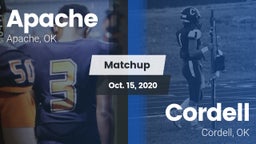 Matchup: Apache  vs. Cordell  2020