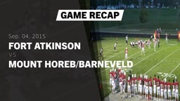 Recap: Fort Atkinson  vs. Mount Horeb/Barneveld  2015