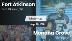 Matchup: Fort Atkinson High vs. Monona Grove  2016