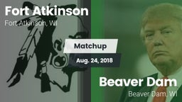 Matchup: Fort Atkinson High vs. Beaver Dam  2018
