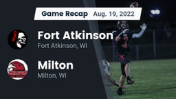 Recap: Fort Atkinson  vs. Milton  2022