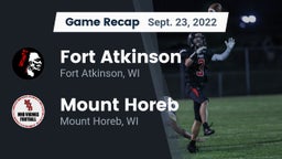 Recap: Fort Atkinson  vs. Mount Horeb  2022