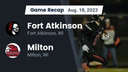 Recap: Fort Atkinson  vs. Milton  2023