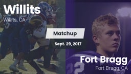 Matchup: Willits  vs. Fort Bragg  2017