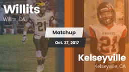 Matchup: Willits  vs. Kelseyville  2017