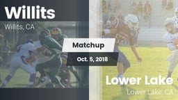 Matchup: Willits  vs. Lower Lake  2018