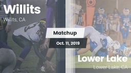 Matchup: Willits  vs. Lower Lake  2019