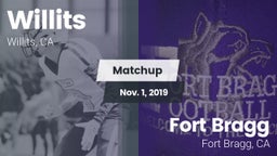 Matchup: Willits  vs. Fort Bragg  2019