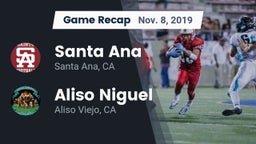 Recap: Santa Ana  vs. Aliso Niguel  2019