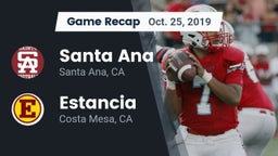Recap: Santa Ana  vs. Estancia  2019