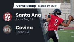 Recap: Santa Ana  vs. Covina  2021