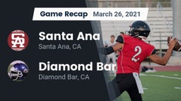 Recap: Santa Ana  vs. Diamond Bar  2021