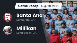 Recap: Santa Ana  vs. Millikan  2021