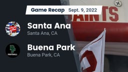 Recap: Santa Ana  vs. Buena Park  2022