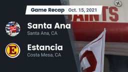 Recap: Santa Ana  vs. Estancia  2021