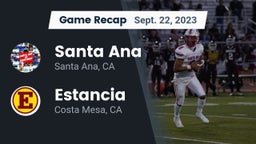 Recap: Santa Ana  vs. Estancia  2023