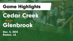 Cedar Creek  vs Glenbrook  Game Highlights - Dec. 5, 2023