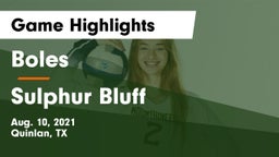 Boles  vs Sulphur Bluff Game Highlights - Aug. 10, 2021