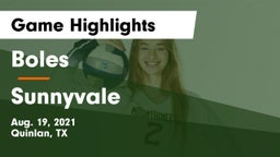 Boles  vs Sunnyvale  Game Highlights - Aug. 19, 2021