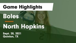 Boles  vs North Hopkins Game Highlights - Sept. 28, 2021