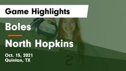 Boles  vs North Hopkins Game Highlights - Oct. 15, 2021