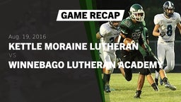 Kettle Moraine Lutheran football highlights Recap: Kettle Moraine Lutheran  vs. Winnebago Lutheran Academy  2016