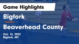 Bigfork  vs Beaverhead County  Game Highlights - Oct. 13, 2023