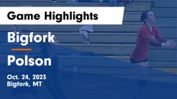 Bigfork  vs Polson  Game Highlights - Oct. 24, 2023