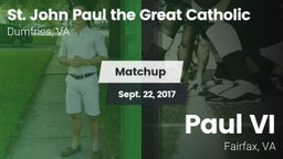 Matchup: Pope John Paul the G vs. Paul VI  2017