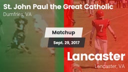 Matchup: Pope John Paul the G vs. Lancaster  2017