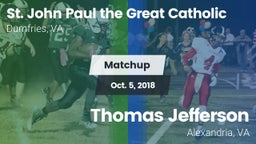 Matchup: Pope John Paul the G vs. Thomas Jefferson  2018