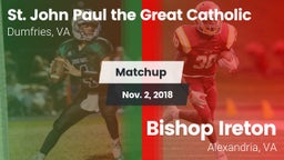 Matchup: Pope John Paul the G vs. Bishop Ireton  2018