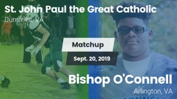 Matchup: Pope John Paul the G vs. Bishop O'Connell  2019