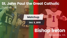 Matchup: Pope John Paul the G vs. Bishop Ireton  2019