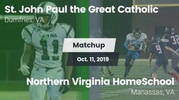 Matchup: Pope John Paul the G vs. Northern Virginia HomeSchool  2019