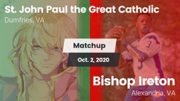Matchup: Pope John Paul the G vs. Bishop Ireton  2020