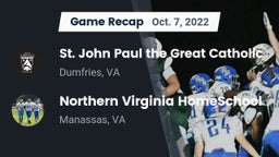 Recap:  St. John Paul the Great Catholic  vs. Northern Virginia HomeSchool  2022
