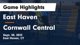 East Haven  vs Cornwall Central  Game Highlights - Sept. 30, 2023