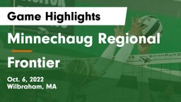 Minnechaug Regional  vs Frontier  Game Highlights - Oct. 6, 2022