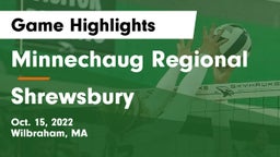 Minnechaug Regional  vs Shrewsbury  Game Highlights - Oct. 15, 2022
