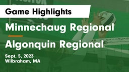 Minnechaug Regional  vs Algonquin Regional  Game Highlights - Sept. 5, 2023