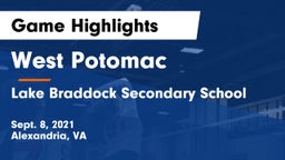 West Potomac  vs Lake Braddock Secondary School Game Highlights - Sept. 8, 2021