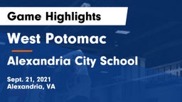 West Potomac  vs Alexandria City School Game Highlights - Sept. 21, 2021